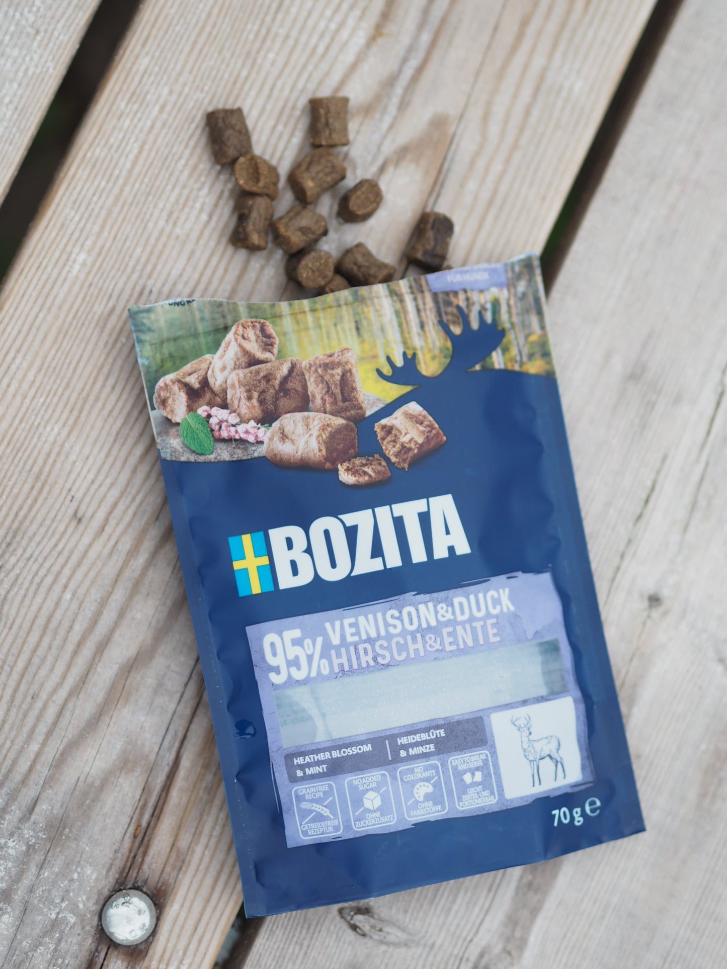 Bozita Meaty Bites Vildt og And - 70g