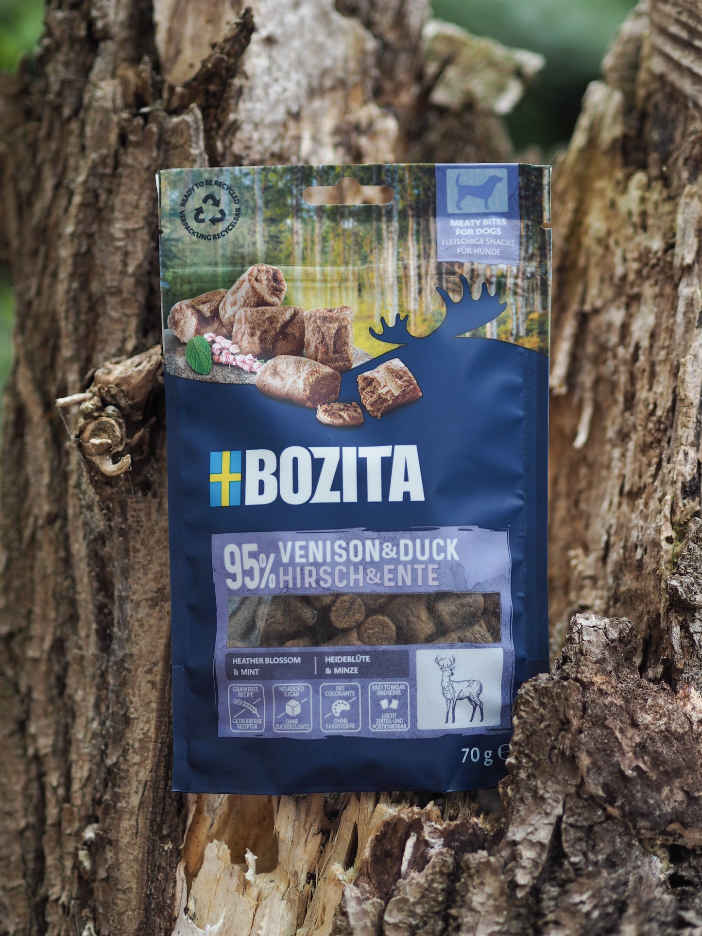 Bozita Meaty Bites Vildt og And - 70g