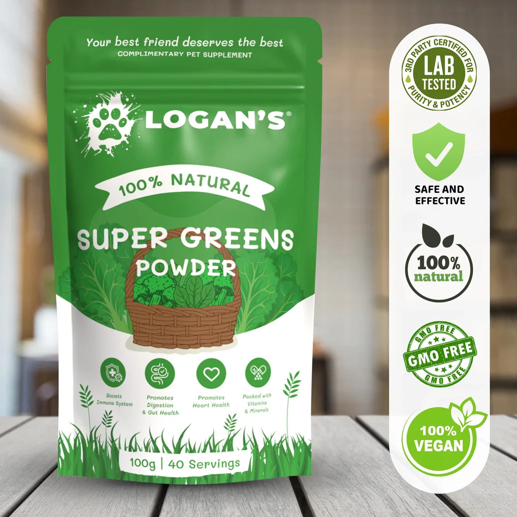 Logan's super greens pulver - 100g