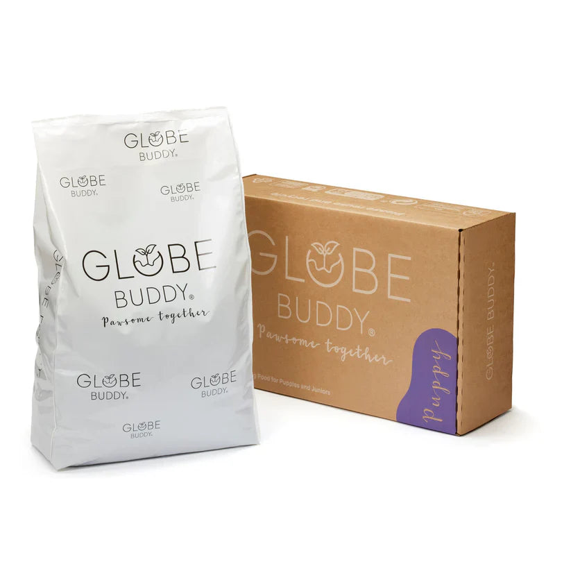 Globe Buddy Puppy premium hvalpefoder med insektprotein og fisk - 3,75 kg