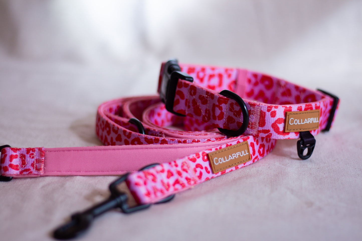 Adjustable dog leash - Pink Panther