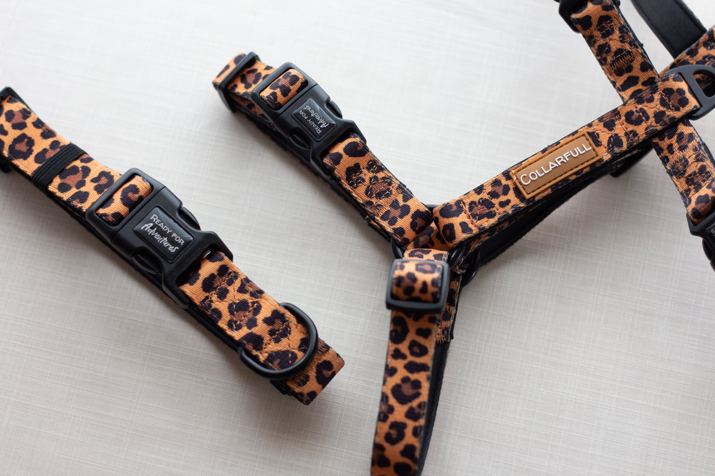Urban Y Trails dog harness - Lovely Leopard