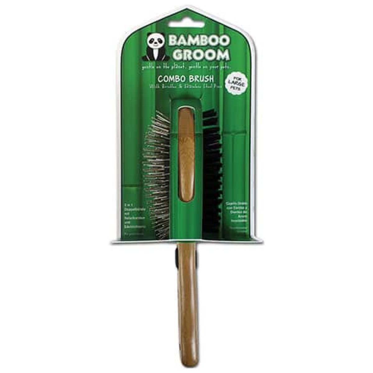 Bamboo Groom 2i1 dobbeltsidet børste