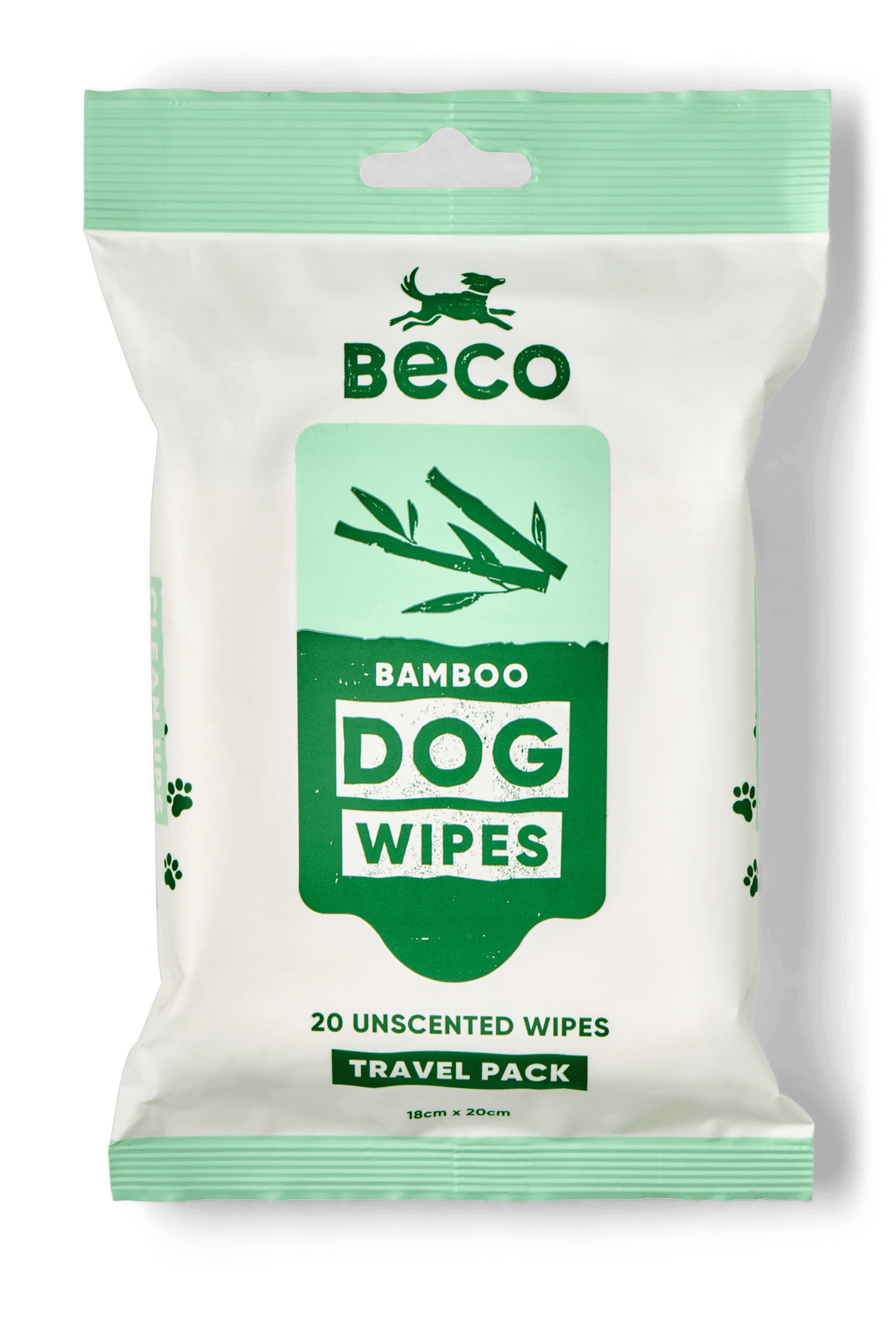 Beco Bamboo Wipes Travel uden duft - 20stk