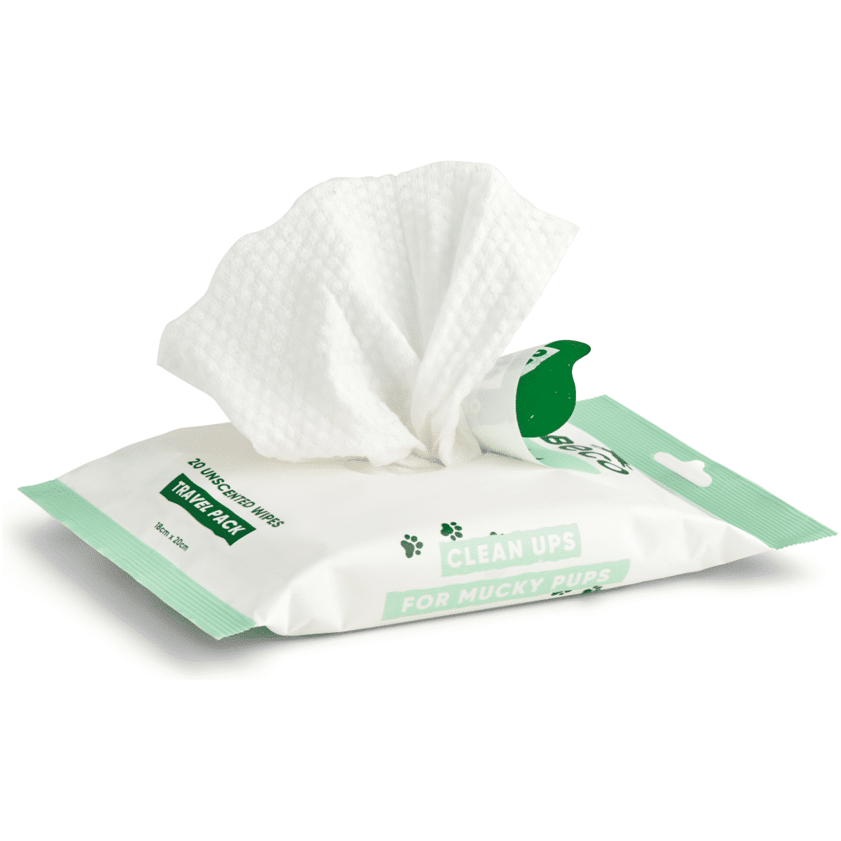 Beco Bamboo Wipes Travel uden duft - 20stk