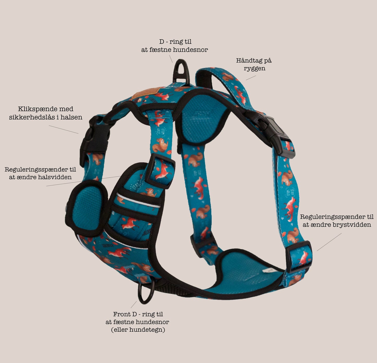 Adventure Trails Dog Harness - Hunting Ground