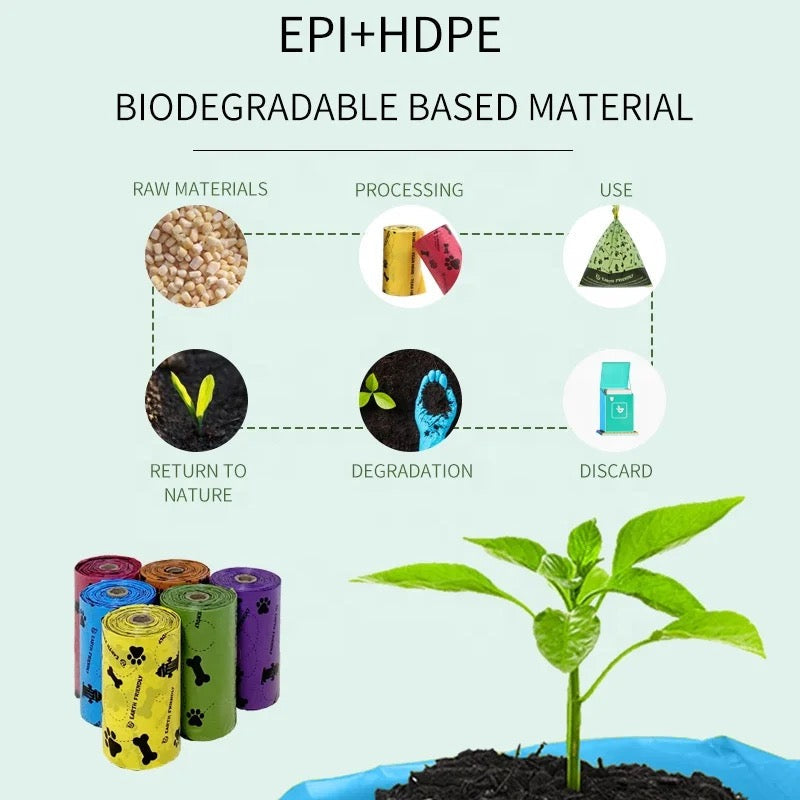 Biodegradable dog bags