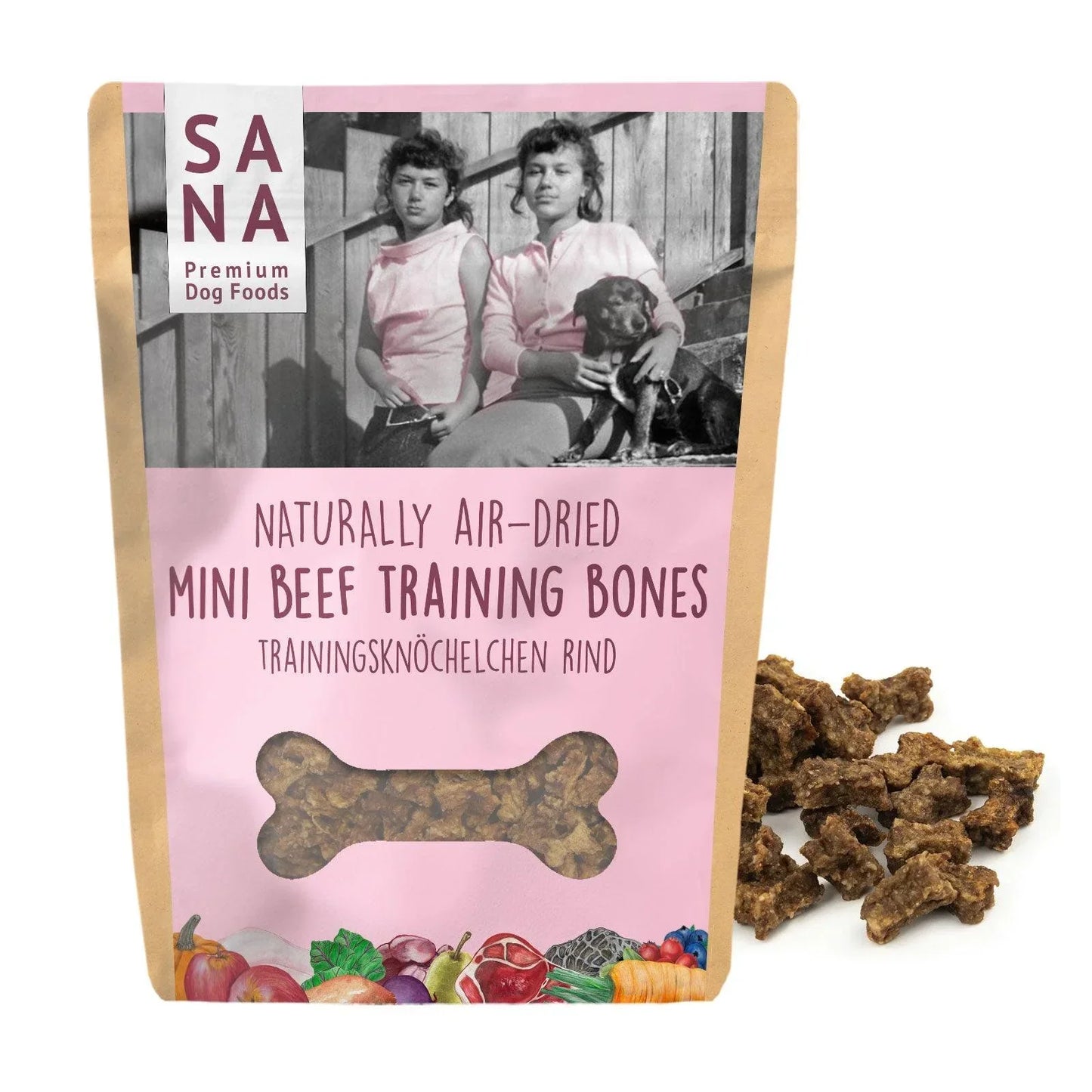 Sanadog mini treats beef - 100g