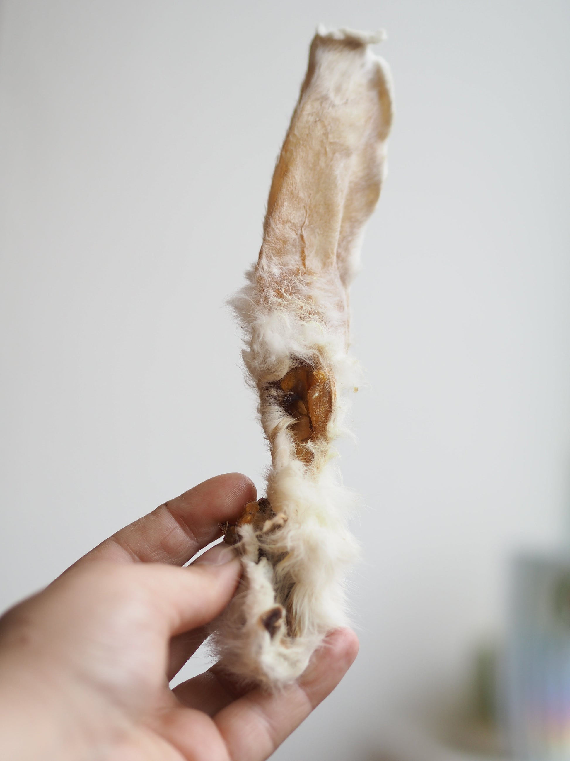 Rabbit ears with fur - 150g. 