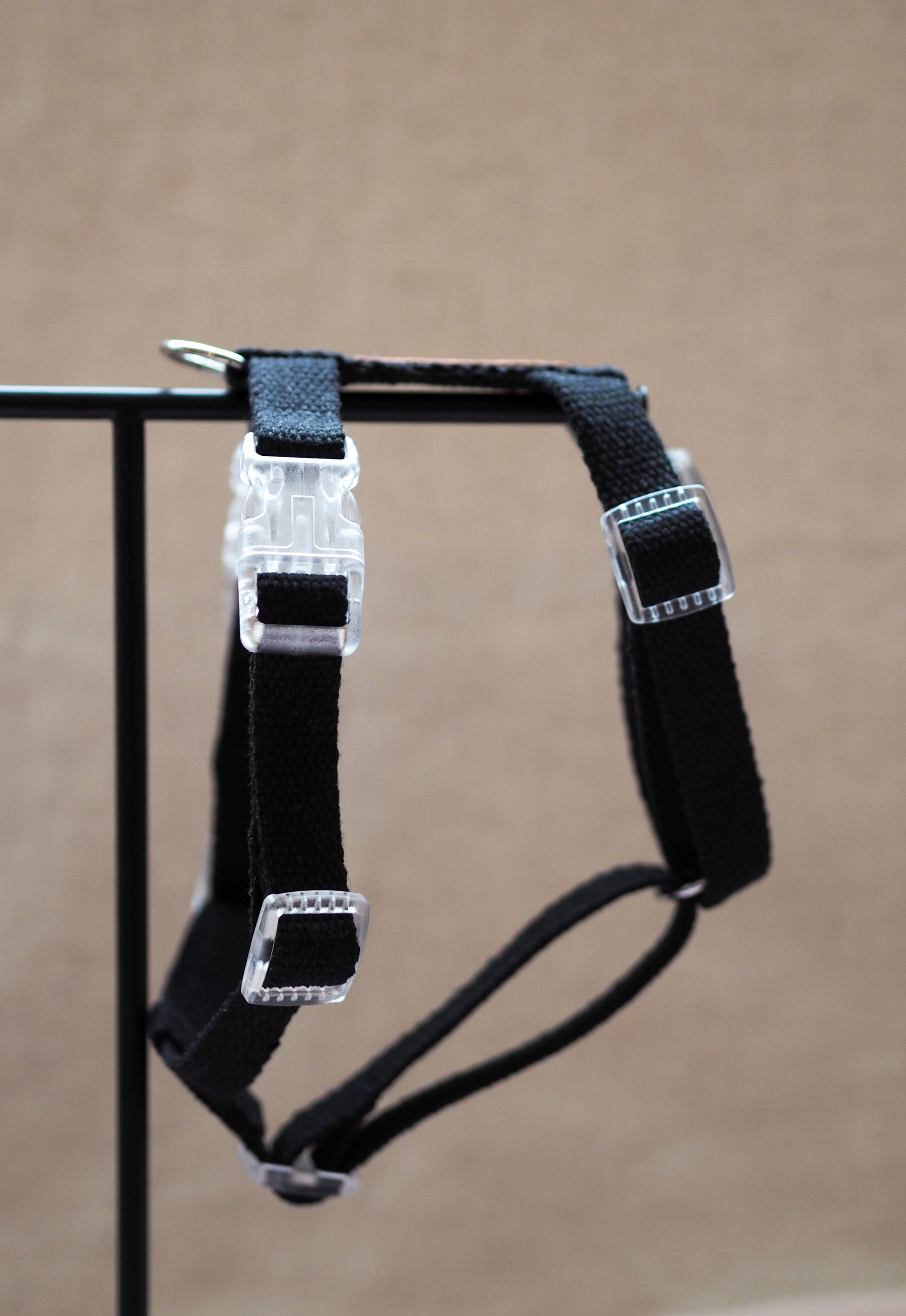Collarfull håndlavet Y-sele - Sort