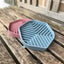 Slowfeeder food bowl stripes