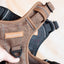 Adventure Trails Dog Harness - Brown Herringbone Tweed