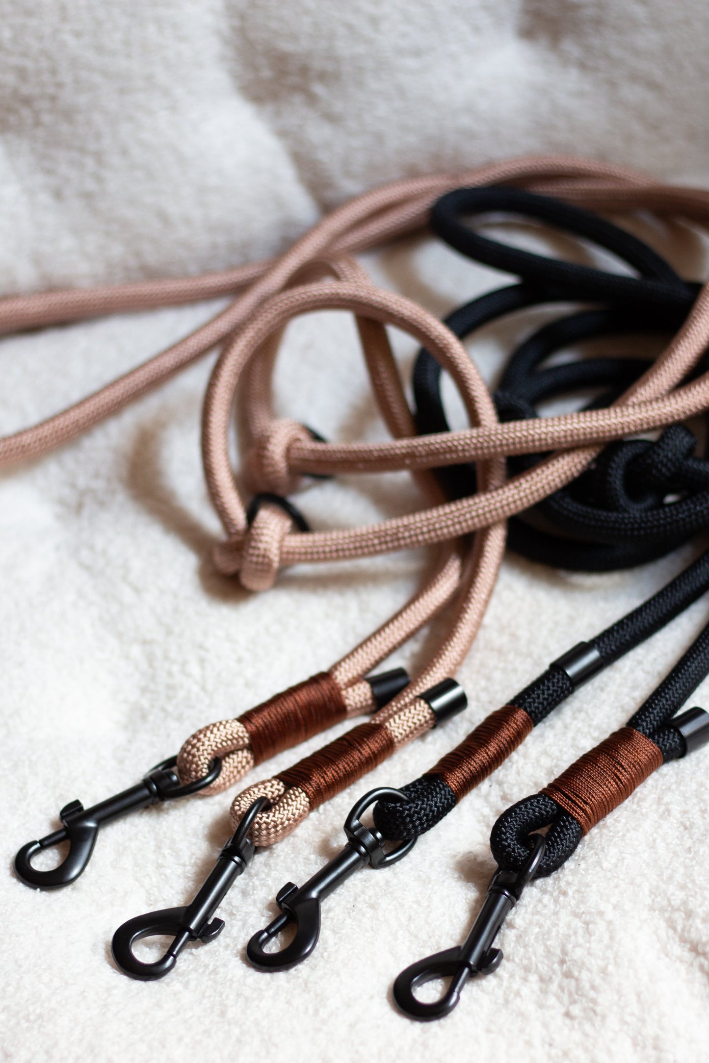 Adjustable rope cord - Black