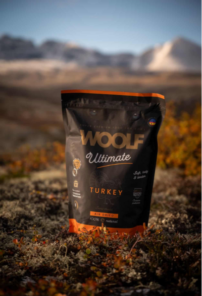 Woolf Ultimate Turkey semi-most fuldfoder - 1kg