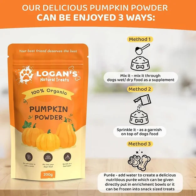 Logan's græskarpulver - 200g