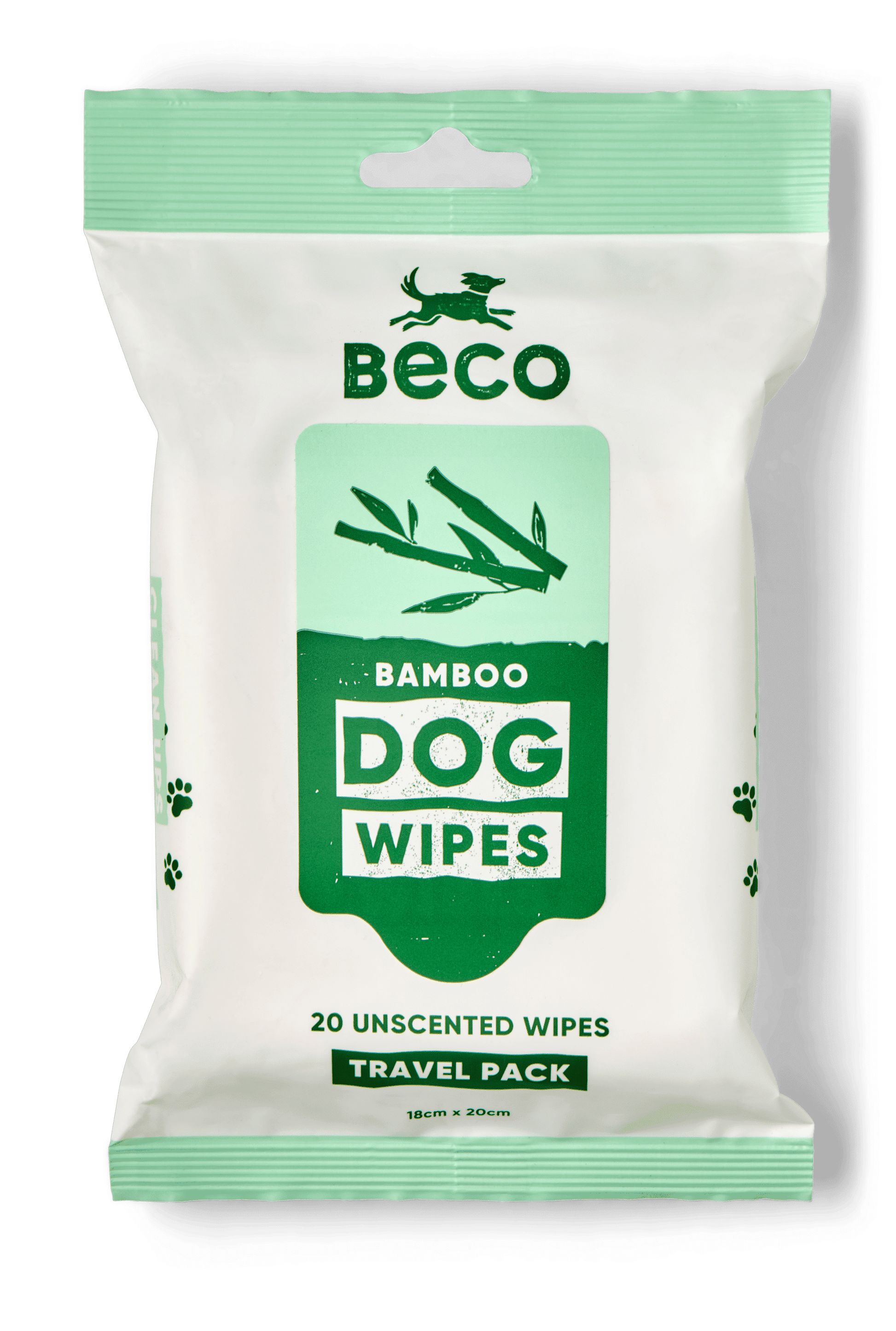 Beco Bamboo Wipes Travel uden duft - 20stk