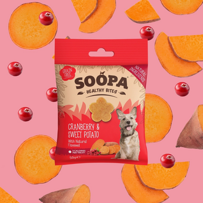 Cranberry and Sweet Potato Dog Treats